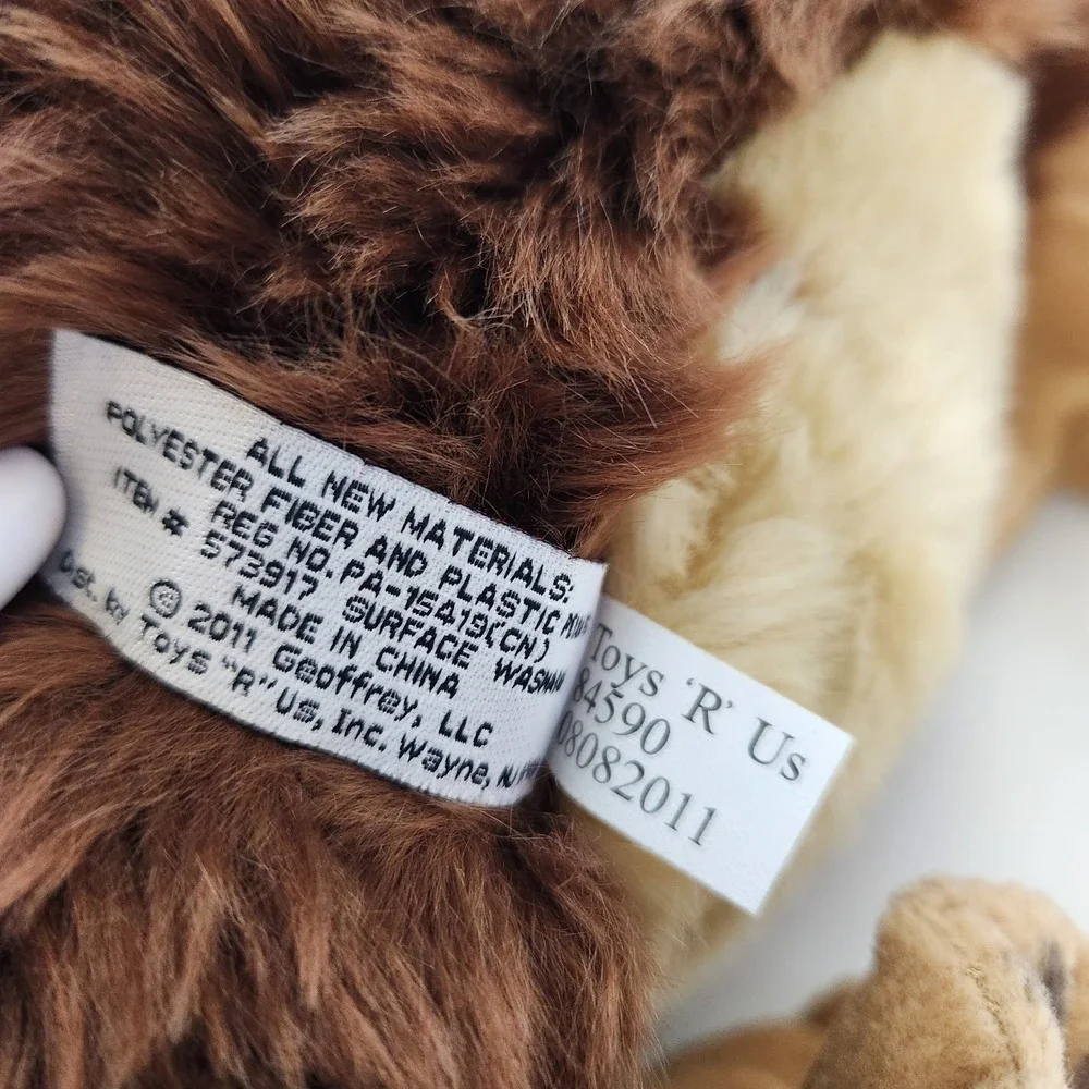 VTG FAO Schwarz Orangutan 2011 Toys R Us Ape Plush Stuffed Animal Rare Monkey